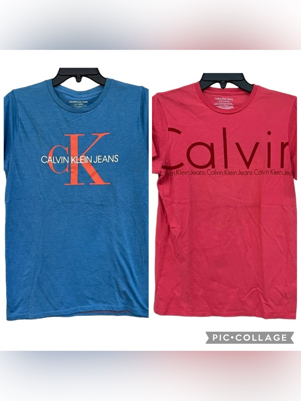 Calvin Klein Jeans Boys T-Shirt Youth Large Bundle